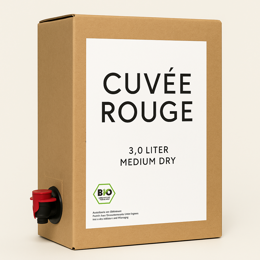 BIO CUVÉE ROUGE - medium dry - 3,0 L BIB