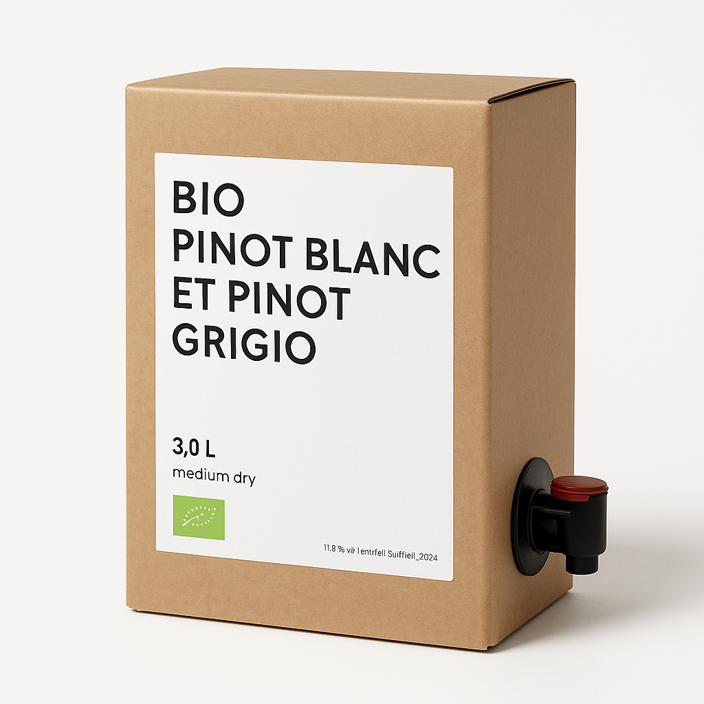 BIO PINOT BLANC ET PINOT GRIGIO - medium dry - 3,0 L BIB